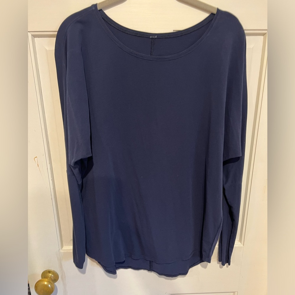 Kit and Ace navy blue long sleeve tee